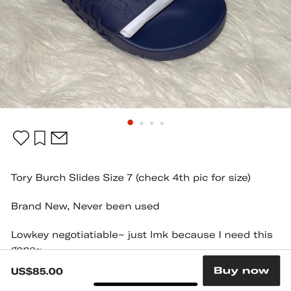 Tory Burch Slides Size 7 - Picture 5 of 8